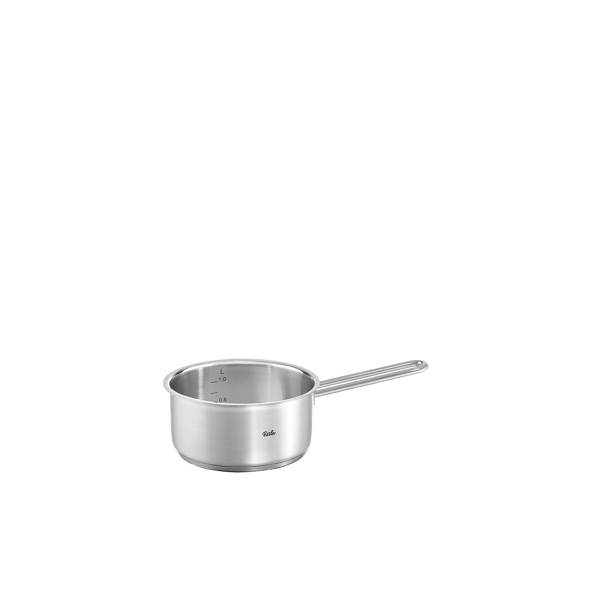 Die Fissler Viseo® Stielkasserolle ohne Deckel verkörpert unsere Tradition deutscher Ingenieurskunst seit 1845. Diese fachmännisch aus hochwertigem Edelstahl gefertigte Kasserolle besticht durch ein zeitloses, langlebiges Design und verfügt über einen ergonomischen langen Griff sowie präzise Maßmarkierungen im Inneren für müheloses Kochen. Vor einem schlichten weißen Hintergrund sorgt ihr fortschrittlicher Superthermic-Boden für eine optimale und gleichmäßige Wärmeverteilung – und liefert so in jeder Küche