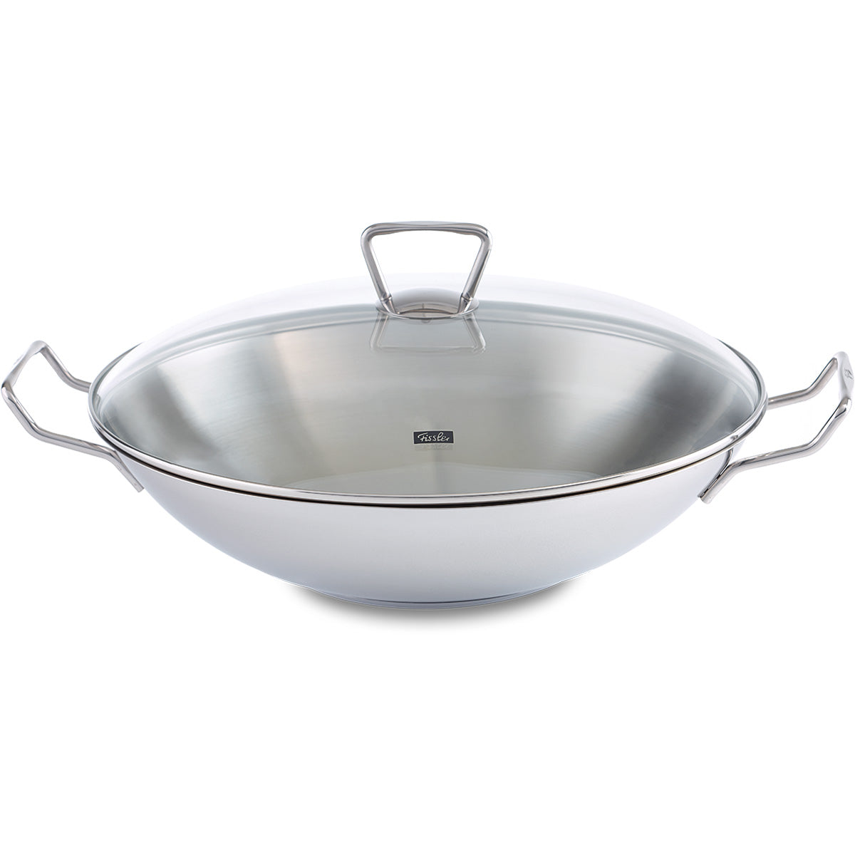 Fissler Kunming Wok mit Glasdeckel, 36 cm, mit präziser Technik für die asiatische Küche.